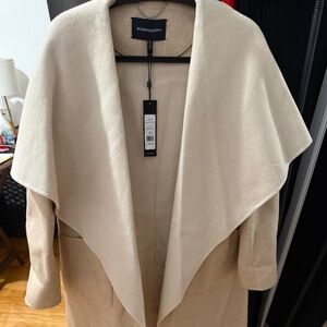 BCBGMaxazria Fiona Draped Wool Coat